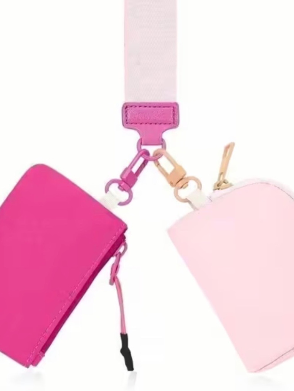 Pink wristlet